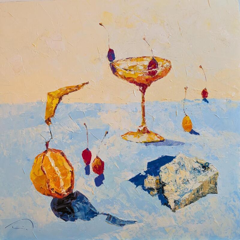 Painting La funanbulista by Tomàs | Painting Impressionism Still-life Oil