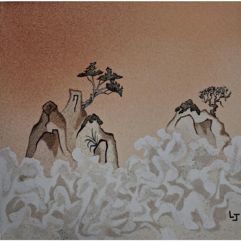 Painting Brume by Jovys Laurence | Painting Subject matter Sand