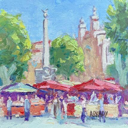 Peinture Les couleurs du marché par Arkady | Tableau