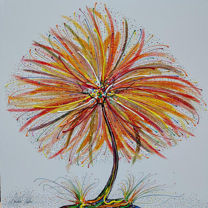 Painting Puissances de la Terre by Fonteyne David | Painting Figurative Acrylic