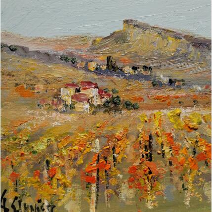 Gemälde Solutré von Sannier Daniel | Gemälde Impressionismus Öl Landschaften