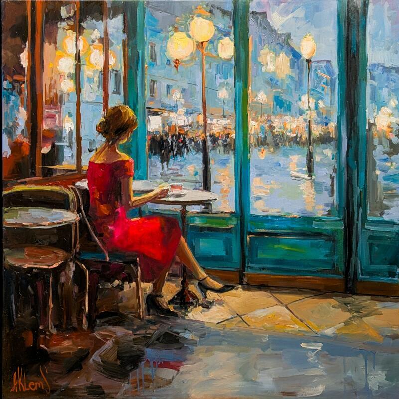 Painting Comfortable waiting by Klemens Alexandr | Painting