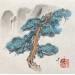 Painting Pine by Yu Huan Huan | Painting Figurative Ink