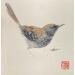 Painting Bird by Yu Huan Huan | Painting Figurative Ink