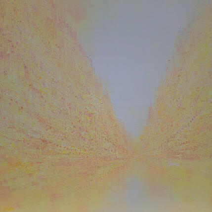 Painting Morning Sun by Levesque Emmanuelle | Painting  Oil