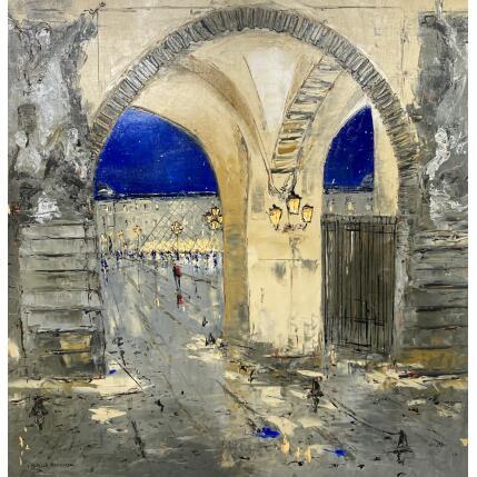 Painting Comme un dimanche by Rousseau Patrick | Painting Figurative Oil Urban