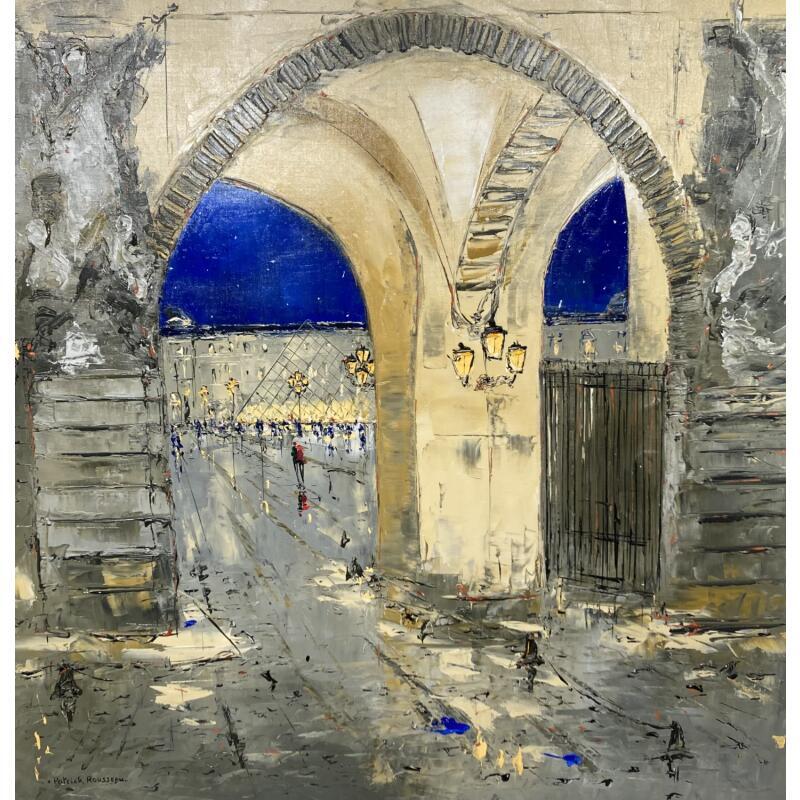 Painting Comme un dimanche by Rousseau Patrick | Painting Figurative Urban Oil