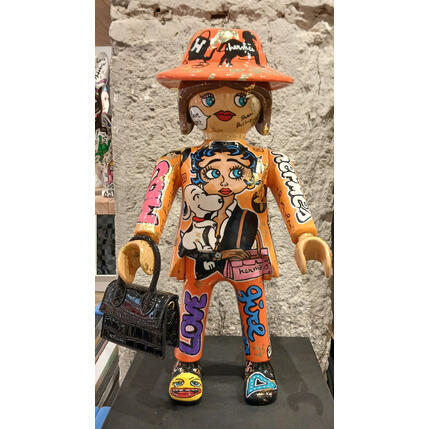 Sculpture Hermès par Frany La Chipie | Sculpture Pop-art Graffiti, Posca Icones Pop