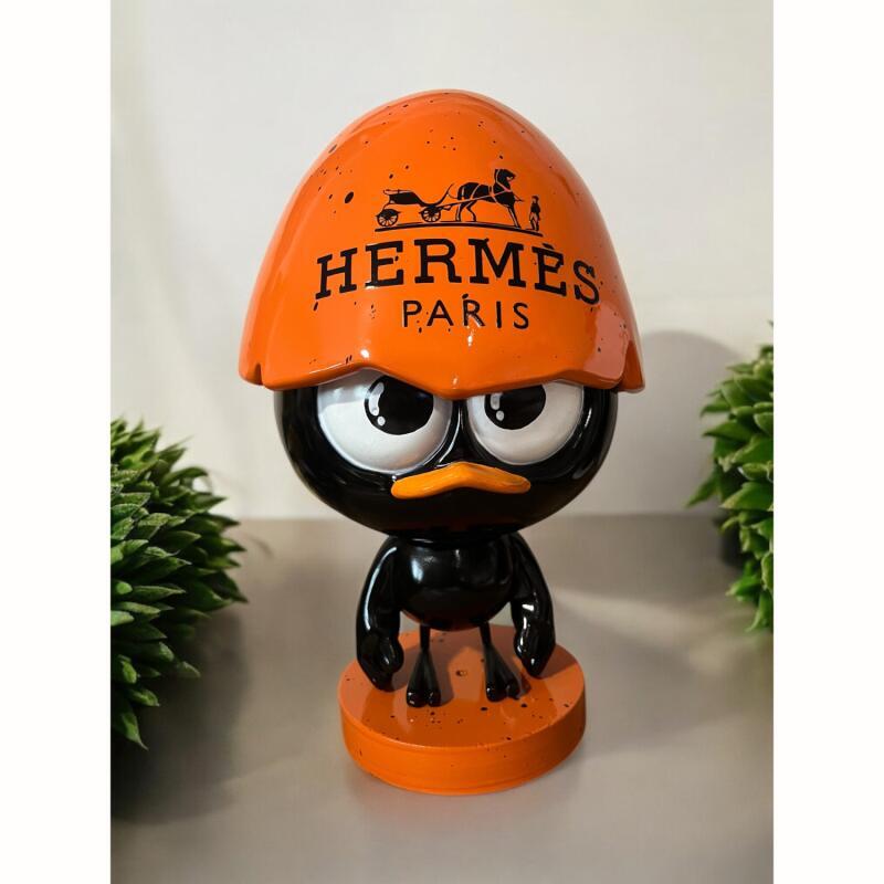 Skulptur Cali Hermès von Le Marquis | Skulptur Figurativ Modus Acryl Keramik