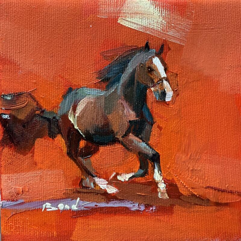 Painting Rhythm of the untamed by Bond Tetiana | Painting Figurative Oil