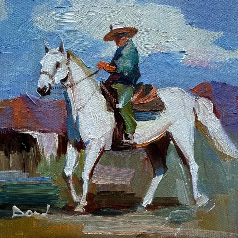 Painting Guardian by Bond Tetiana | Painting Figurative Oil