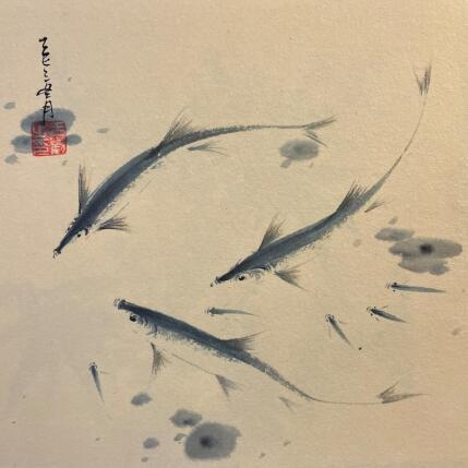 Painting Fish 2 by Yu Huan Huan | Painting