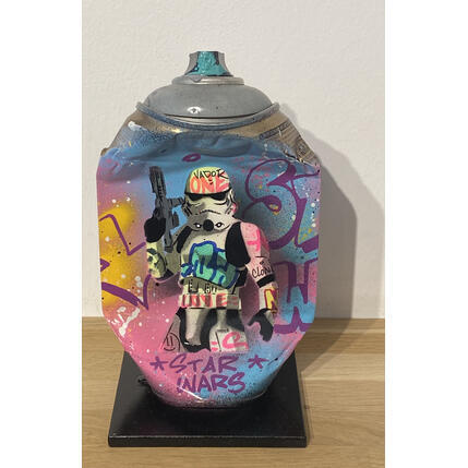 Sculpture CLONE par Lemoine Mael | Sculpture Pop-art Acrylique, Graffiti Icones Pop