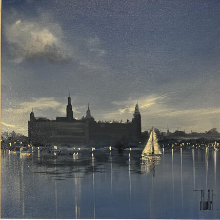 Painting Lueurs Matinales by Guillet Jerome | Painting
