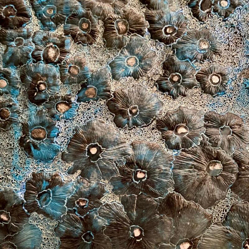 Painting Année Folle by Caviale Marie | Painting Abstract Minimalist