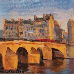 Pintura Rayons de soleil couchant  por Novokhatska Olga | Pintura  Iconos pop