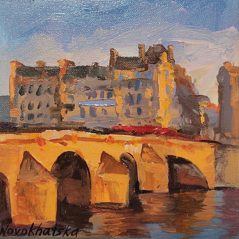 Pintura Rayons de soleil couchant por Novokhatska Olga | Pintura