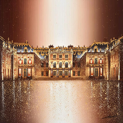 Painting Versailles by Dessapt Alan | Painting Figurative Acrylic, Oil Urban