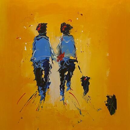 Pintura En balade por Raffin Christian | Pintura Figurativo Aceite Life style