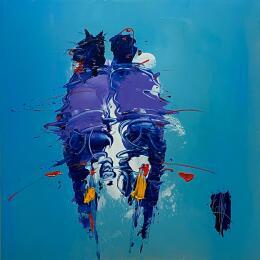 Peinture Taquins par Raffin Christian | Tableau Figuratif Huile Scènes de vie