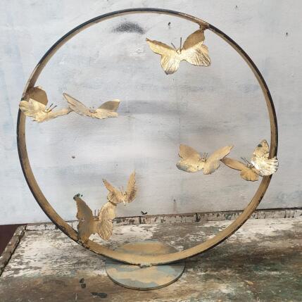 Sculpture Envolée déstructurée par Eres Nicolas | Sculpture Figuratif Métal Animaux