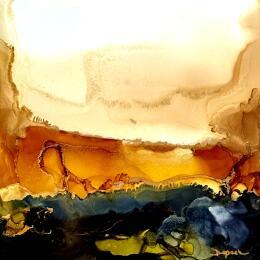 Peinture Dune 1691 par Depaire Silvia | Tableau Abstrait Acrylique