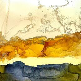 Peinture Dune 1959 par Depaire Silvia | Tableau Abstrait Acrylique