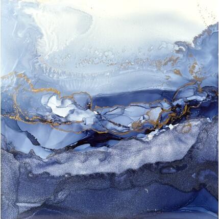 Painting 2948 Bleu velvet by Depaire Silvia | Painting Abstract Acrylic