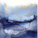 Painting 2945 Bleu velvet by Depaire Silvia | Painting Abstract Acrylic