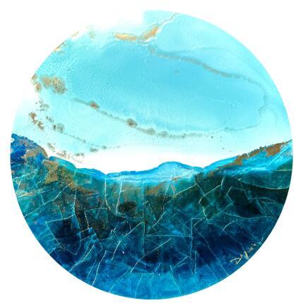 Painting 2579 Poésie Marine by Depaire Silvia | Painting Abstract Acrylic