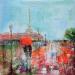 Painting Souvenir parisien by Solveiga | Painting Acrylic