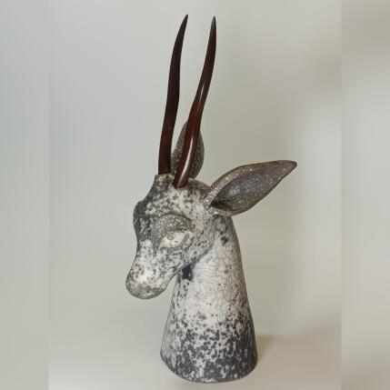 Sculpture La petite gazelle by Roche Clarisse | Sculpture