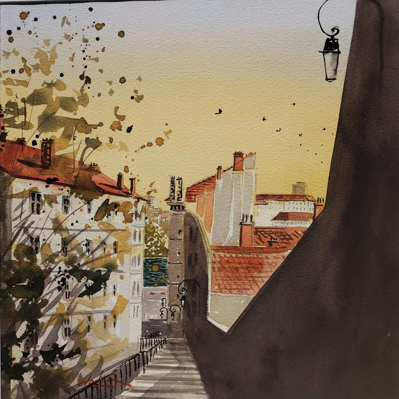 Pintura Aube por De León Lévi Marcelo | Pintura