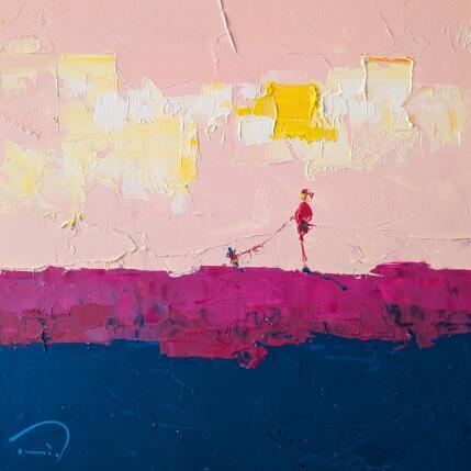 Peinture Le soleil  par Tomàs | Tableau Impressionnisme Huile Paysages