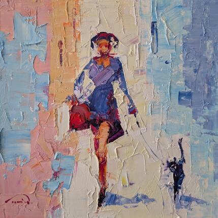 Peinture My girl par Tomàs | Tableau Impressionnisme Huile Portraits, Scènes de vie