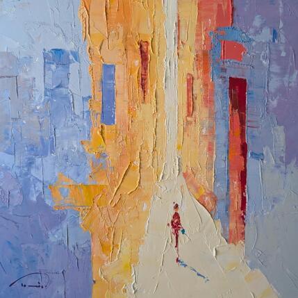 Peinture La bossa verda par Tomàs | Tableau Abstrait Huile Urbain