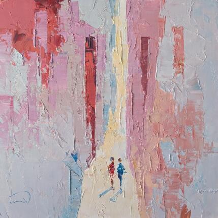 Peinture Colors suaus par Tomàs | Tableau Abstrait Huile Urbain