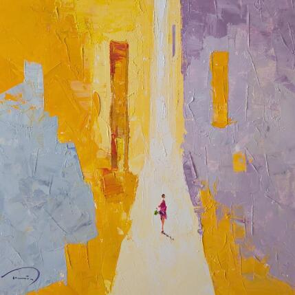 Peinture Ummm!! par Tomàs | Tableau Abstrait Huile Scènes de vie, Urbain