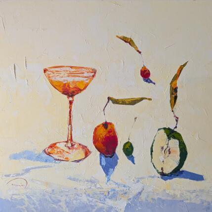 Peinture La cerise verte par Tomàs | Tableau Impressionnisme Huile