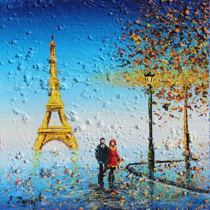 Painting Souvenir de Paris by Dessapt Elika | Painting
