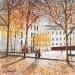 Painting En amoureux à Paris by Dessapt Elika | Painting Impressionism Acrylic Sand