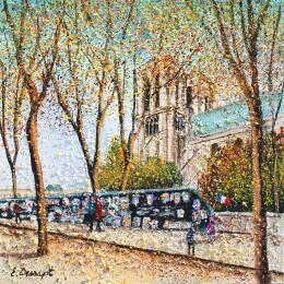 Peinture Paris avec les enfants par Dessapt Elika | Tableau