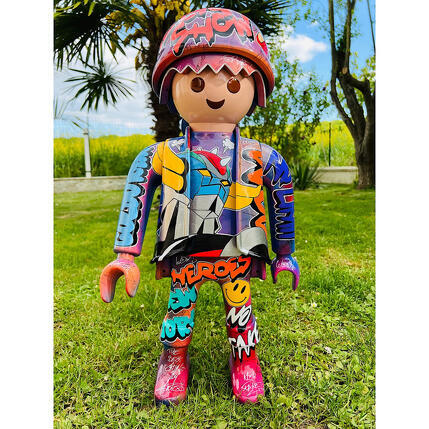 Escultura GOLDORAK HEROES por Anto | Escultura Pop art Graffiti, Posca Iconos pop