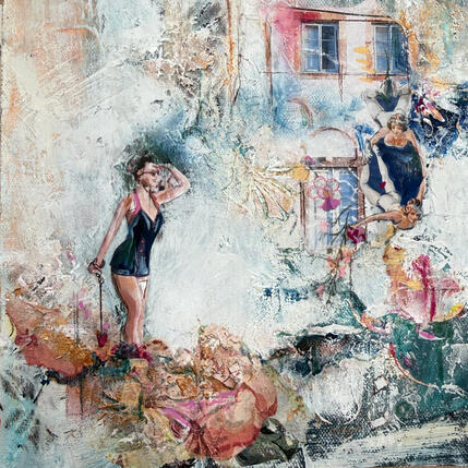 Pintura Welcome back por Bergeron Marie-Josée | Pintura