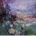 Peinture Purple Dream par Petras Ivica | Tableau Figuratif Paysages Huile