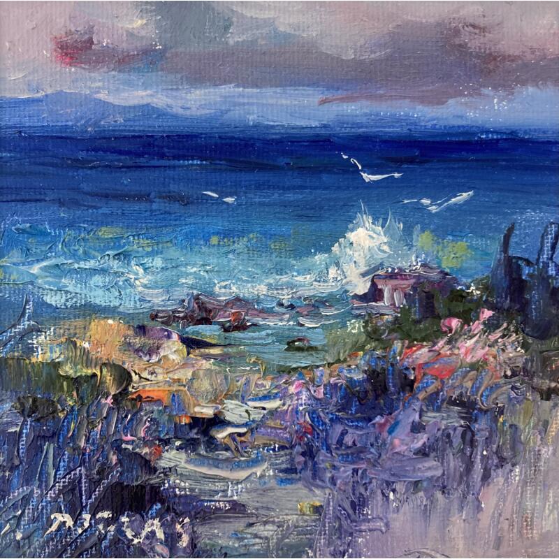 Peinture A place for two par Petras Ivica | Tableau Figuratif Paysages Huile