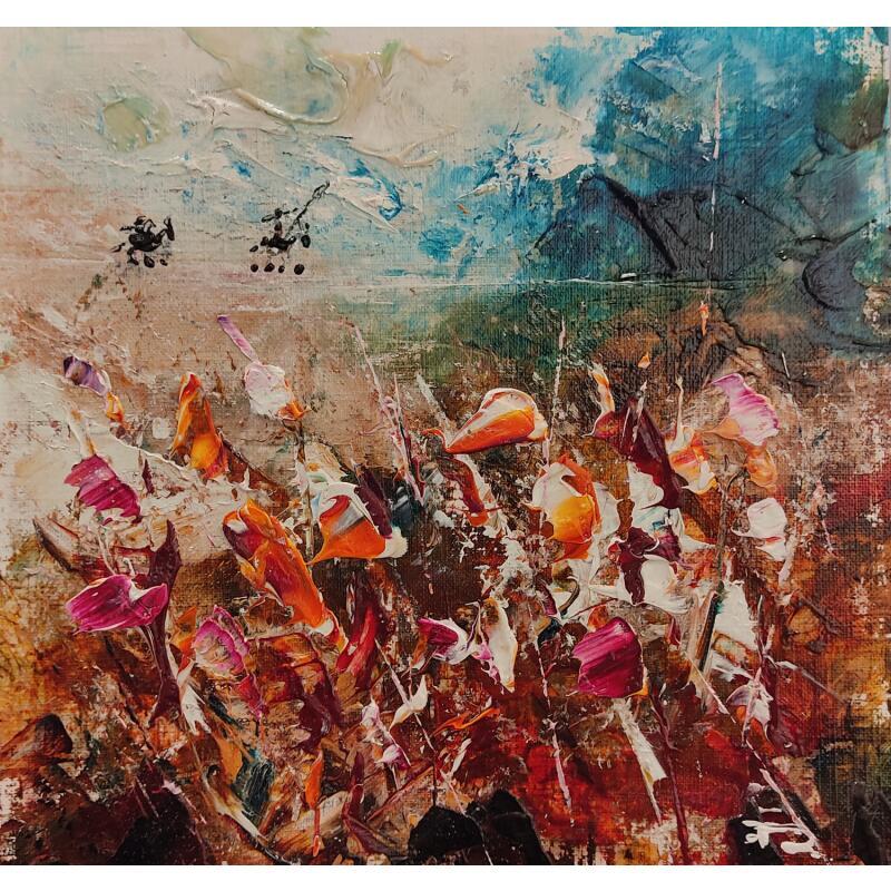 Painting Don Quichotte sur la ligne by Reymond Pierre | Painting Figurative Oil