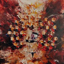 Pintura Concert flamboyant #1 por Reymond Pierre | Pintura