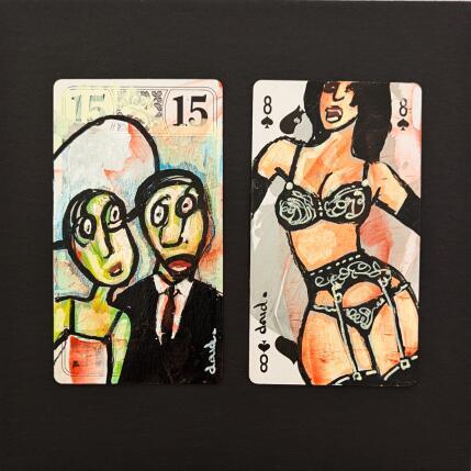 Peinture Mal de mère par Doudoudidon | Tableau Art Singulier Acrylique Nu