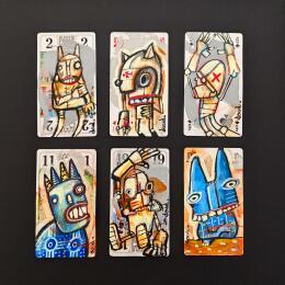 Pintura Il a bien changé, nono por Doudoudidon | Pintura Arte bruto Acrílico Retrato